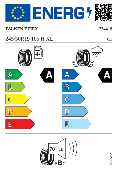 Falken 245 50 R19 105 H XL