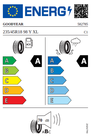Goodyear 235 45R1898YXL