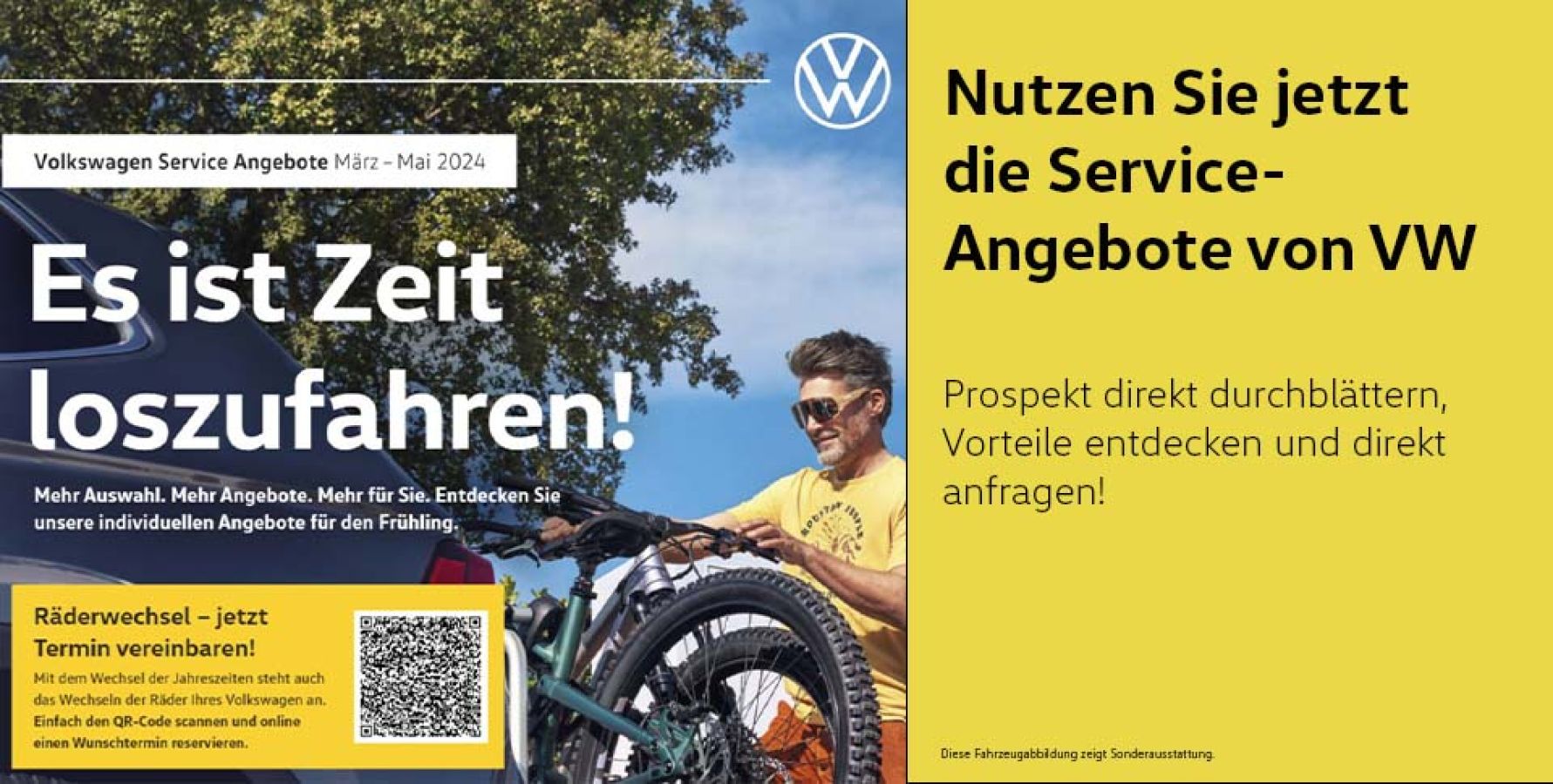 Bild vom Volkswagen Service Prospekt März bis Mai 2024