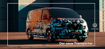 der neue VW Transporter in schrillem Design