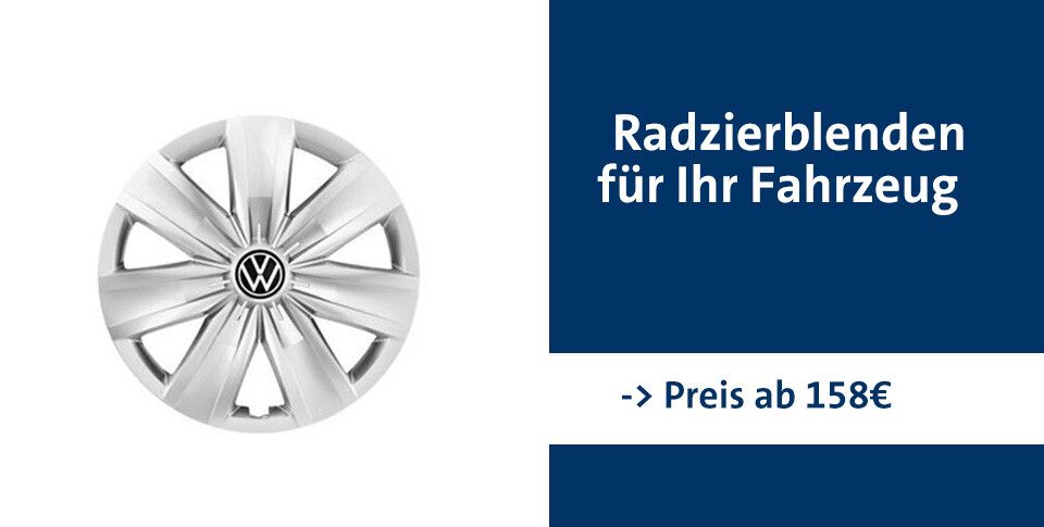 Darstellung einer Radzierblende Radkappe von VW